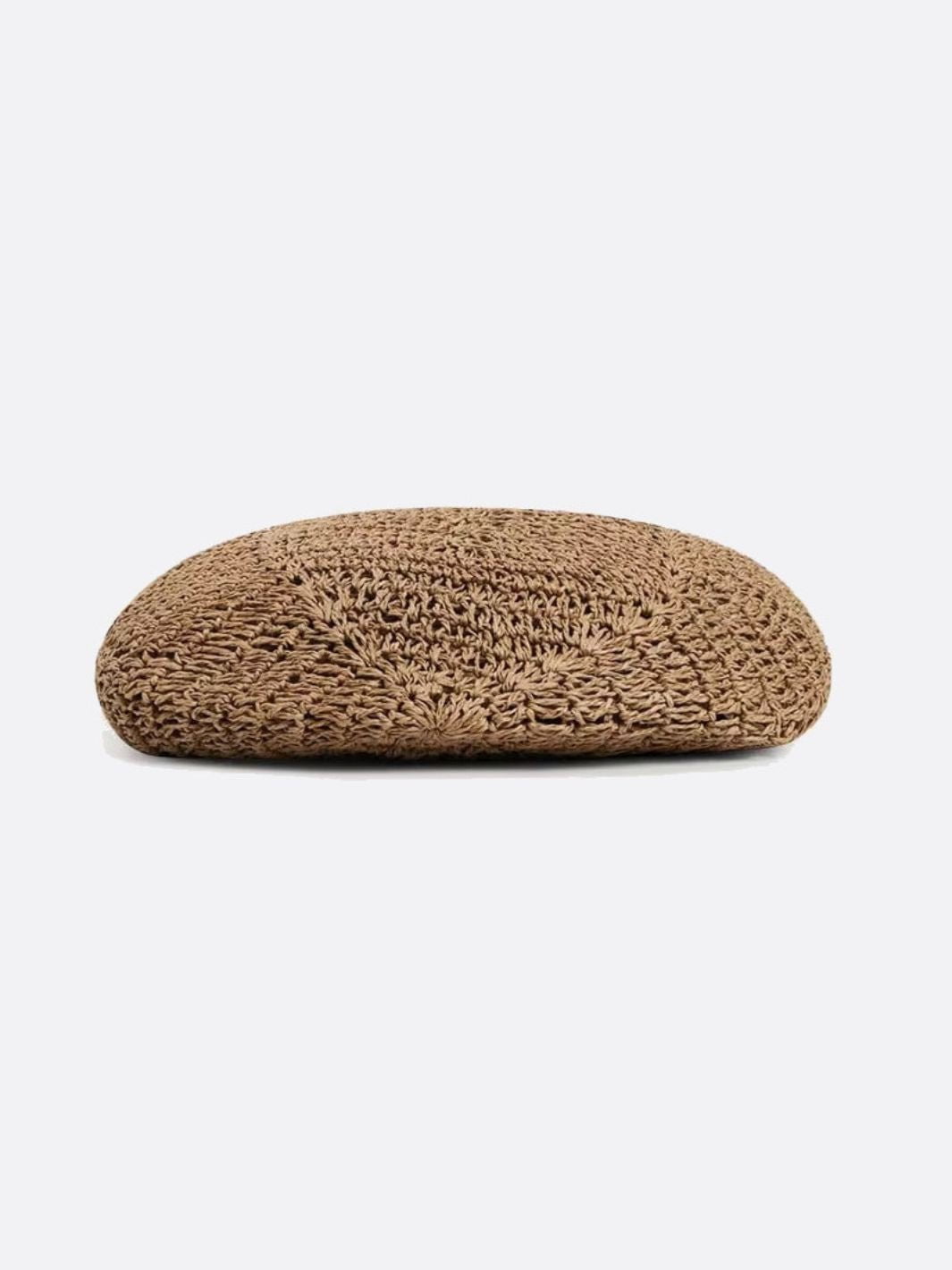 Bolsa de playa de paja tejida