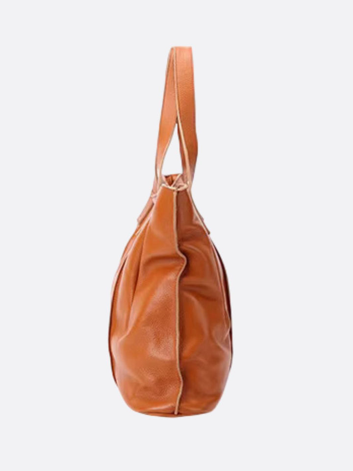 Bolso tote grande de piel suave