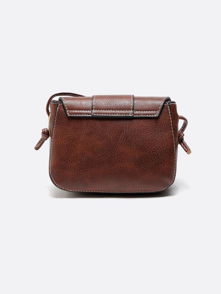 Bolso bandolera pequeño de piel