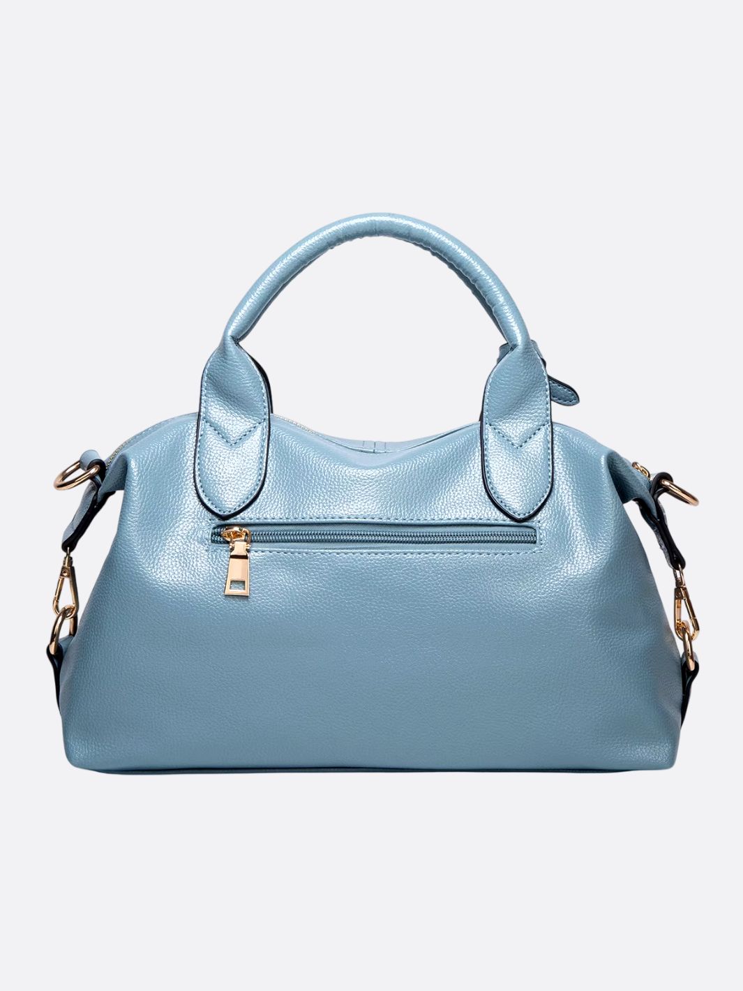 Bolso de hombro de piel