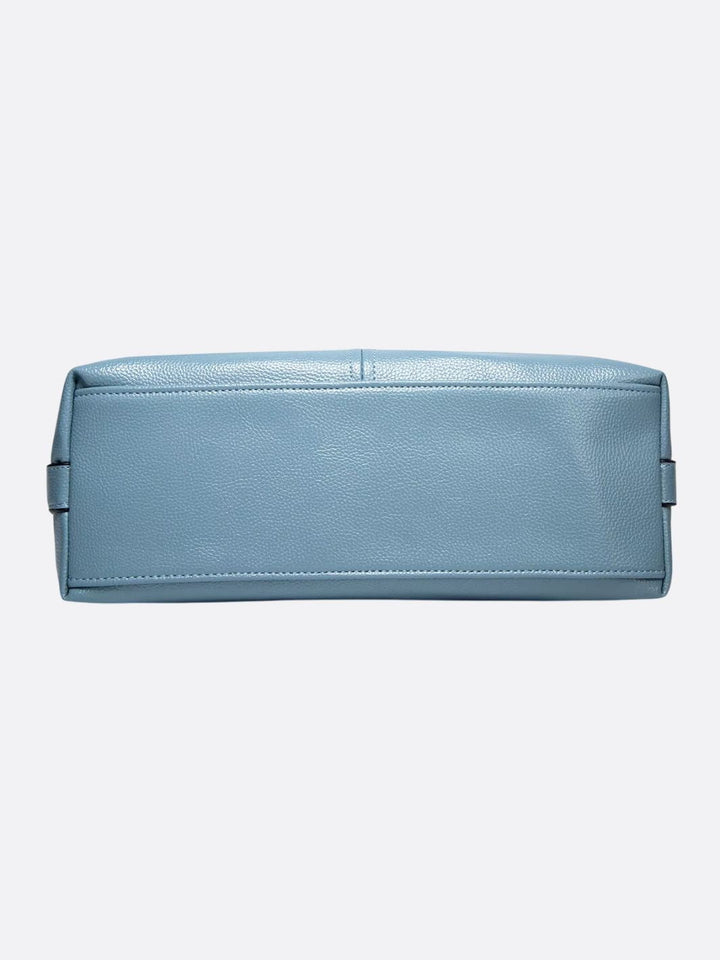 Bolso de hombro de piel
