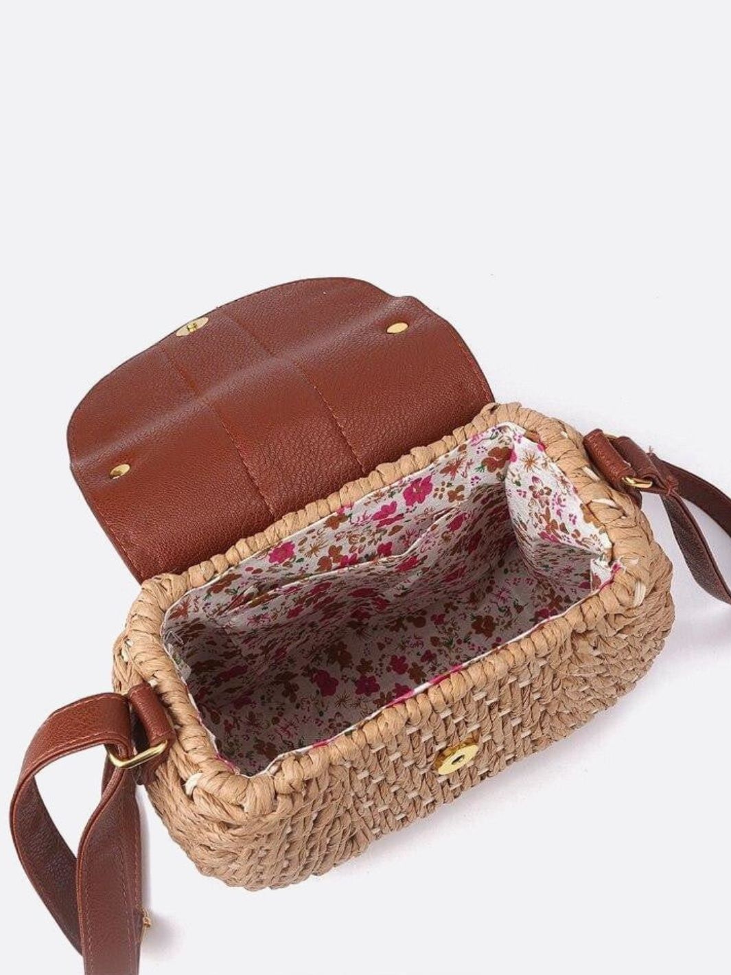 Bolso bandolera de paja