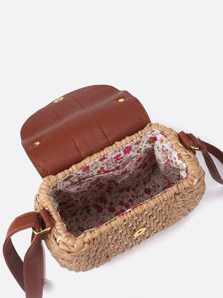 Bolso bandolera de paja