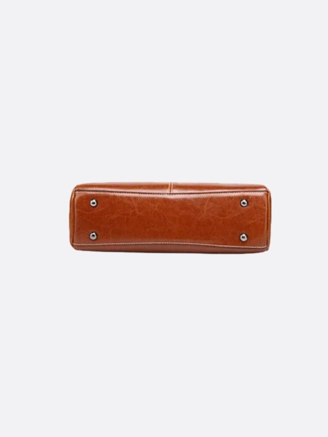 bolso de cuero de época 