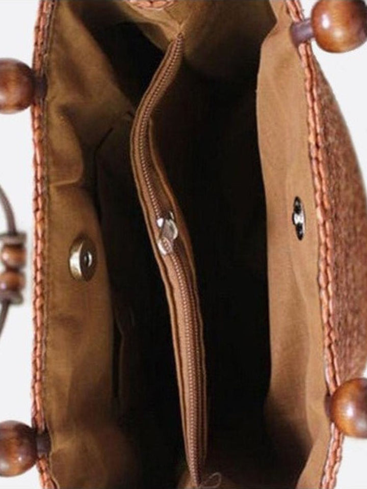 Bolso bandolera de paja 